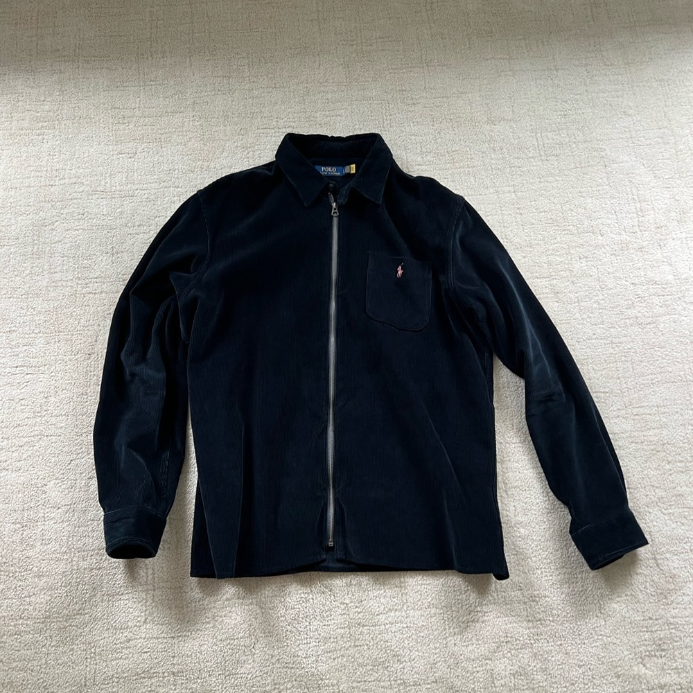 Polo zip up corduroy jacket